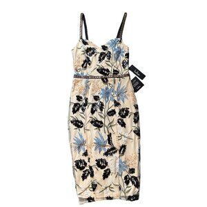 Altered - Lulus Show Stopper Cream Embroidered Sequin Midi Dress - XS